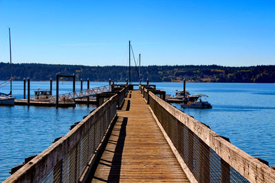 Jetty leading to sea
