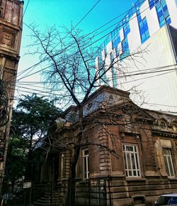 Low angle view of building against sky