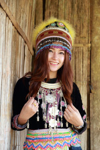 Portrait of a smiling young woman