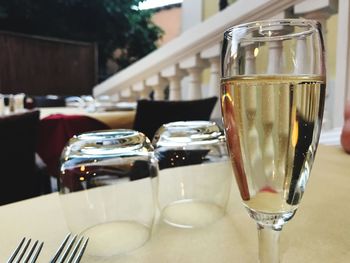 Close-up of drink on table