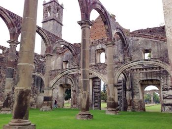 Low angle view of historical building