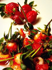 Close-up of strawberries