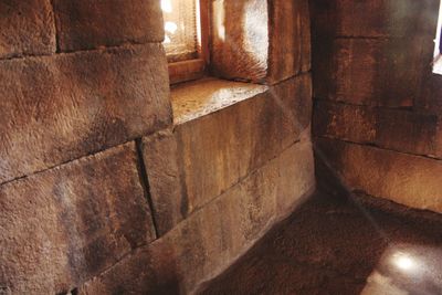 Close-up of brick wall