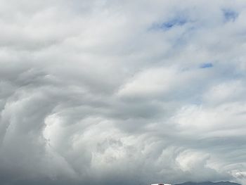 Low angle view of clouds in sky