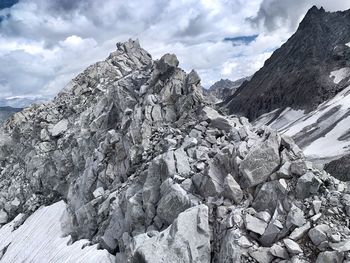 Mountain peak view