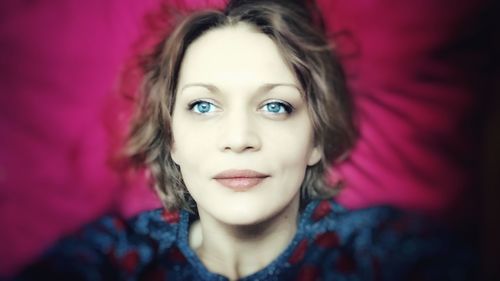 Portrait of beautiful young woman