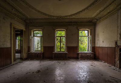 View of abandoned building