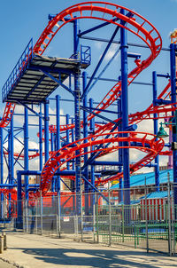 Low angle view of construction site