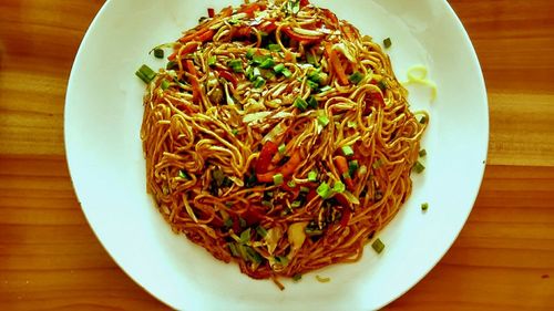 Close-up of food in plate