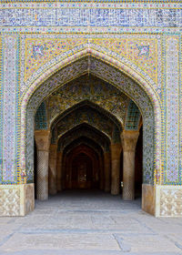 Entrance of historical building