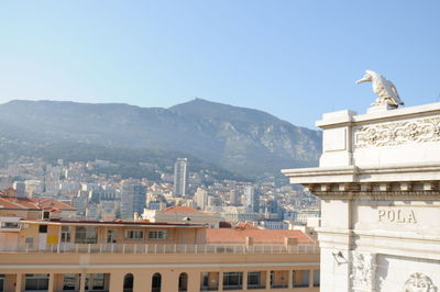 View of buildings in city