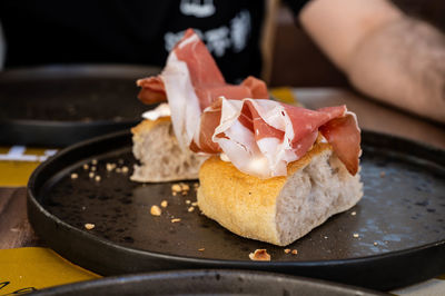 Close-up of food in plate