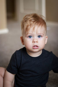 Portrait of cute baby boy