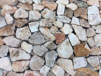Full frame shot of stone wall
