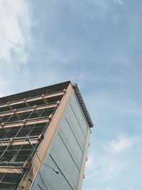 Low angle view of building against sky