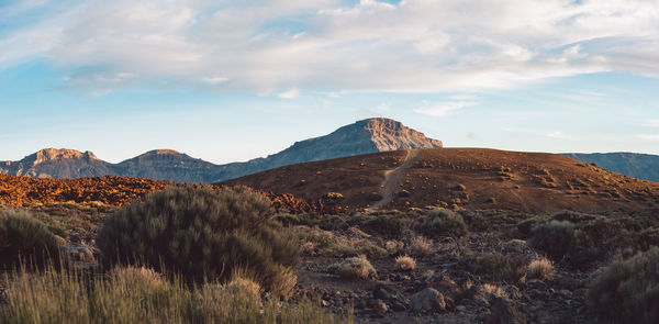 Panoramic view of landscape against sky