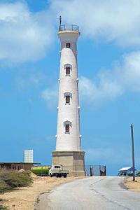 California lighthouse at aruba island