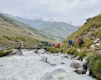 Scenic view of mountains