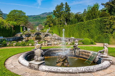 Fountain in park