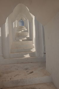 Corridor of historic building