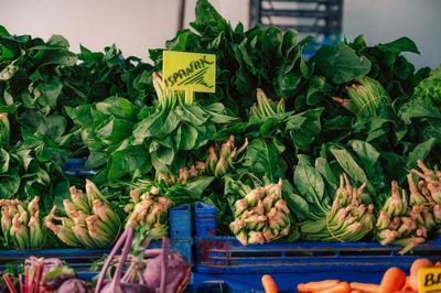 Close-up of vegetables for sale