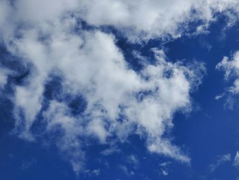 Low angle view of clouds in sky