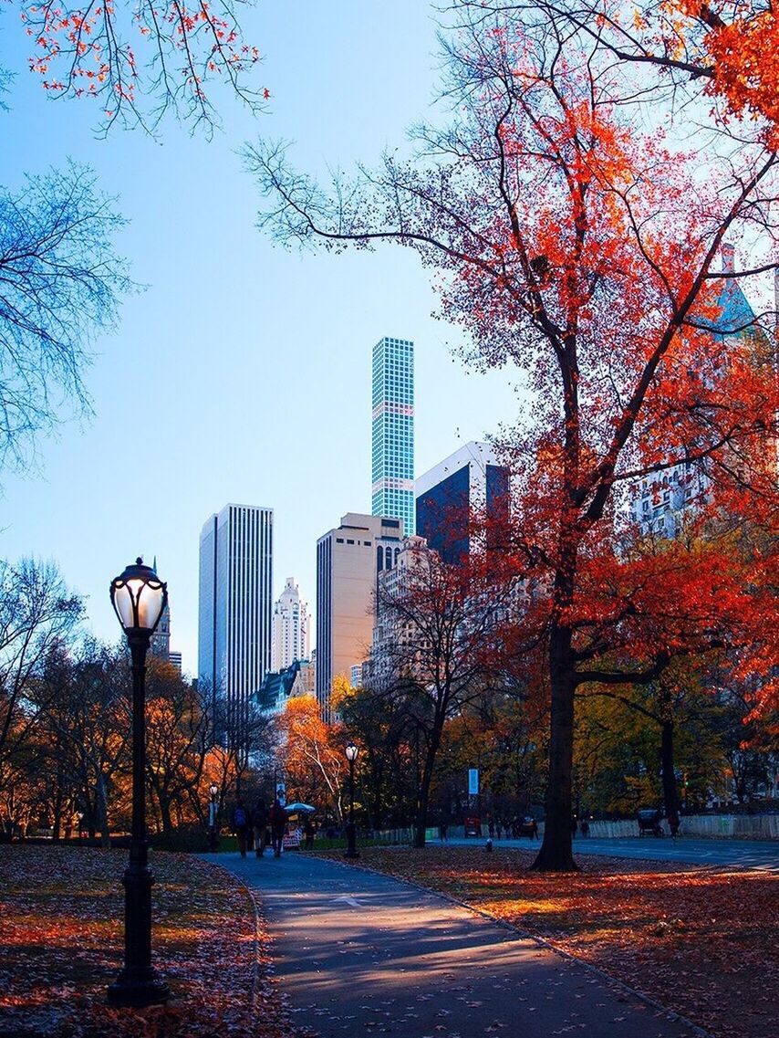 VIEW OF BUILDINGS AGAINST CLEAR SKY