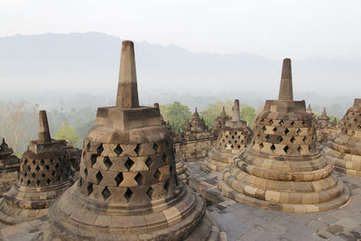 Stupas at temple