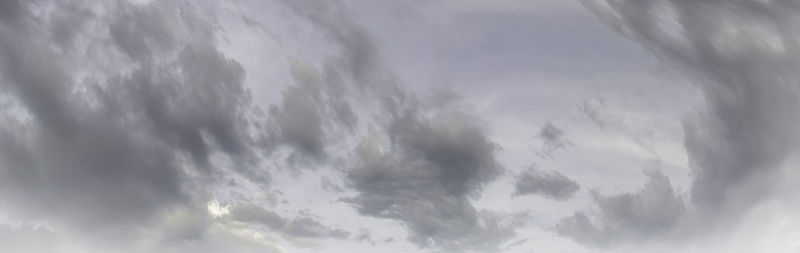 Low angle view of clouds in sky