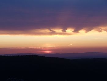 Scenic view of sky during sunset