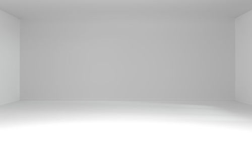Empty white wall at home