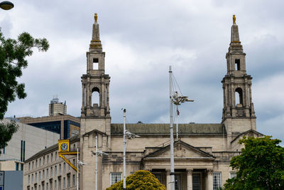 Low angle view of cathedral against sky