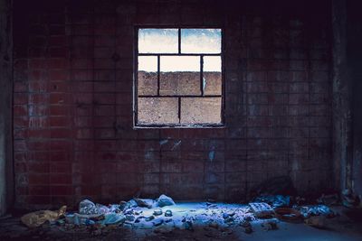 View of abandoned building