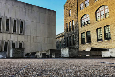 Low angle view of building against sky