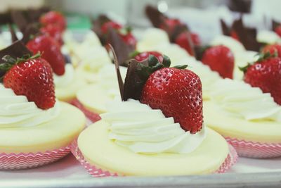 Close-up of dessert in plate