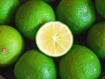 Full frame shot of limes