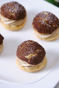 Close-up of cake on plate