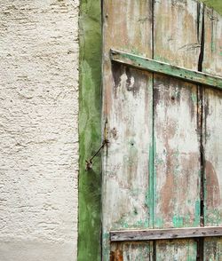 Close-up of old building