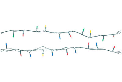 Close-up of decoration against white background