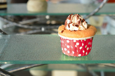 Close-up of cupcakes