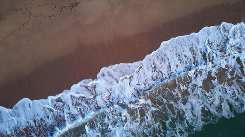 Scenic view of frozen water