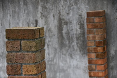 Close-up of stone wall