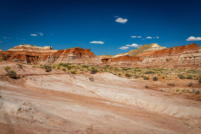 Rock formations in desert