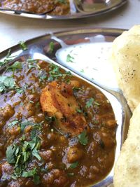 Close-up of food in plate