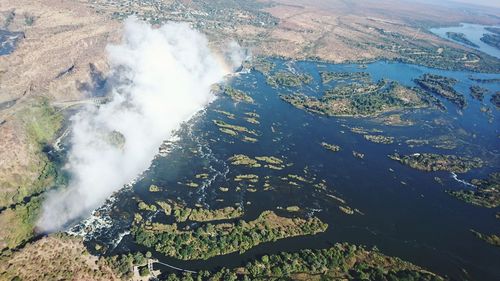 Scenic view of mountains