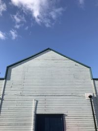 Low angle view of building against sky