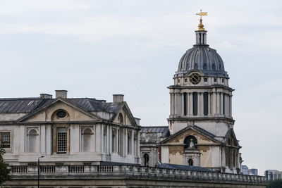 Low angle view of building against sky