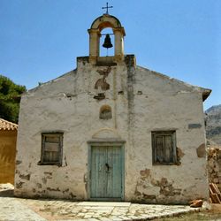 Low angle view of church