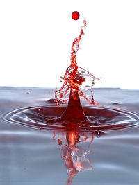 Close-up of splashing water