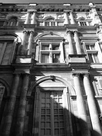 Low angle view of building facade